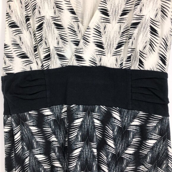 Patagonia Black & White ‘Margot’ Sleeveless Jersey Knit Fit &  Flare Dress S - Picture 6 of 16